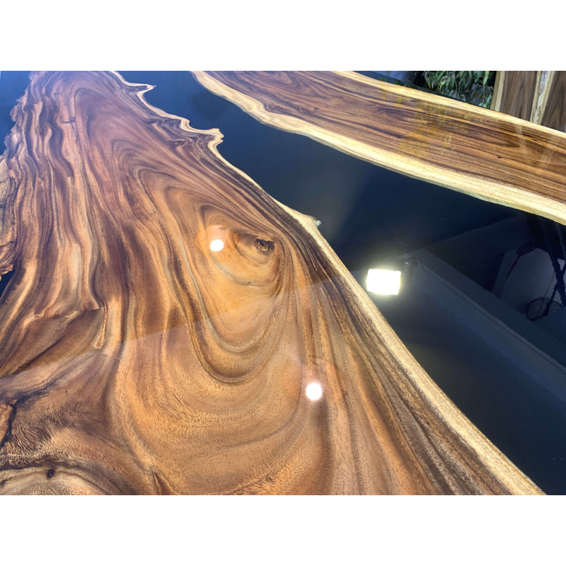 Gerene Solid Wood Top Dining Table