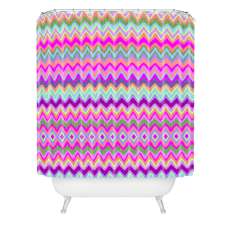 Amy Sia Chevron Shower Curtain