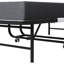 Lit simple portable de 75 pouces avec matelas en mousse à mémoire de forme de 5 pouces, espace pour les invités, structure en métal sur roulettes, lit d'invité de 5 po peu encombrant, solide
