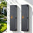 2 Packs Outdoor Wall Sconces Black Hardwired Integrated LED Ponce-10366919