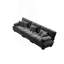 Canapé modulaire 3 places, canapé modulaire à assise profonde-1489099586
