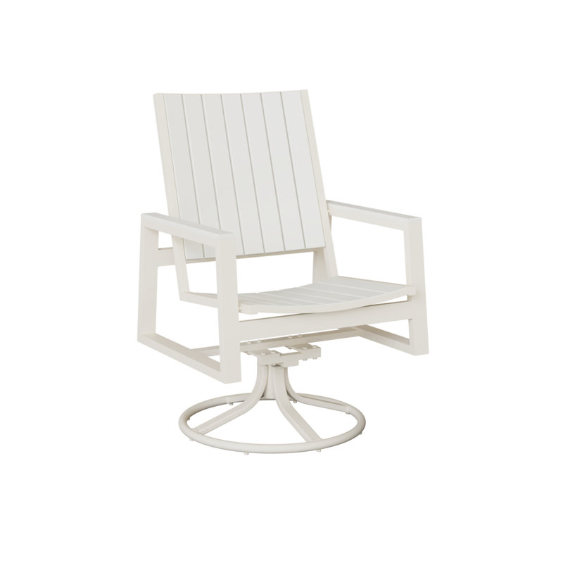 Chaise berçante berçante pivotante Berlin Gardens Vida, Blanc