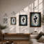 Tangled Forms Abstract - Framed Print-183377000-183377005