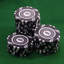 The Man Cave Project Plastic Poker Chips