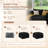 78.8"Cloud Modular Sectional Sofa With Ottoman, No Assembly Required-1541498300