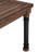 Crossings 42.25 " Acacia Rectangular Solid Wood Top with Steel Base Dining Table