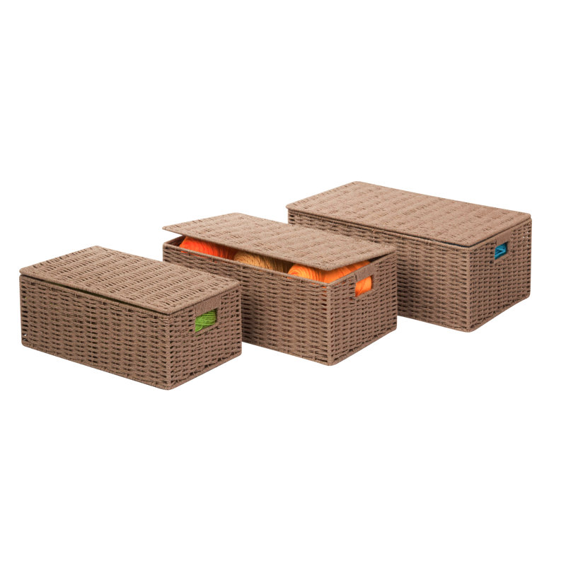 Dovecove Wicker Decorative Basket, Brown