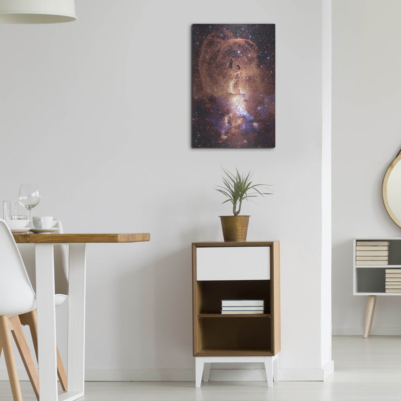 NCL 3576 Nebula, art mural en métal, H 24 po x l 16 po