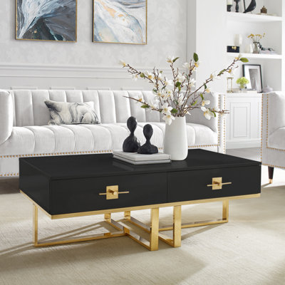 Table basse Nicole Miller Plumeria pour le bureau du salon