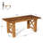 Solid Wood Dining Table for 4-6