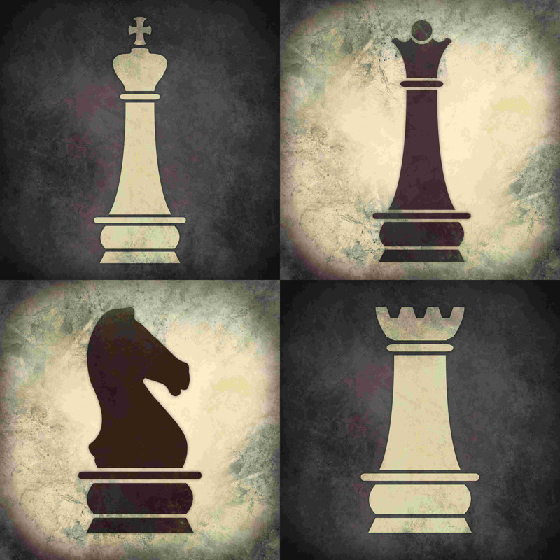 " Chess Piece 1 ", 12" W x 12" H