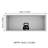 Latitude Run Slim Garage and Utility Room Wall Storage Cabinet with Horizontal Door and Shelves 31 Inch Wooden Organization Unit - White