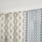 Cotton Printed Comforter Set With Chenille White/Navy Queen-125340976-125340975
