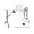 47.5'' x 28'' Foldable Sewing Table with Sewing Machine Platform