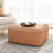 Tan Square With Firm Padding - Supportive Seating Leather Elegant And Practical-1155590039