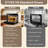 ROBAM R-Box 3-in-1 0.8 cu. ft. Countertop Steam Oven with 7 Modes, True Convection, Air Fry, Bake, Roast, 32 Presets, and Steam Self-Clean-136930150
