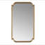 Miroir mural festonné en bois