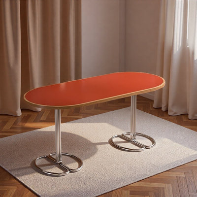 Bureau pratique et exquis rouge vif