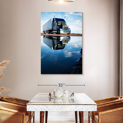 Mehar Semi Truck Reflection