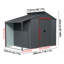 Burnetti 10ft. W x 5ft.D Tool Sheds