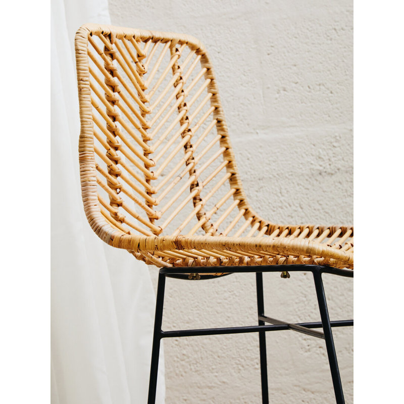 Counter Stool with Metal Frame