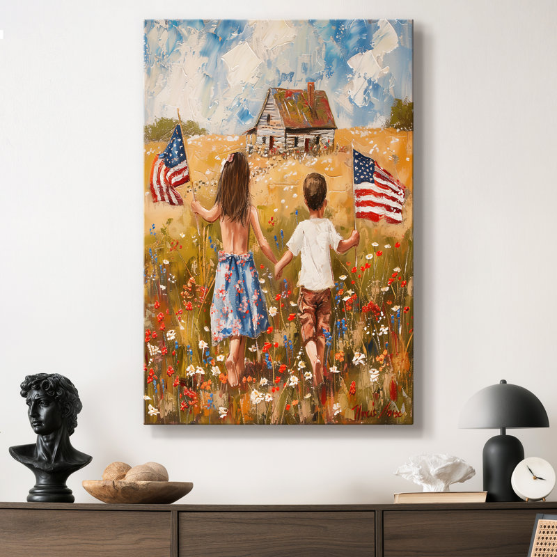 Main dans la main, toile tendue Homeward Gallery - prête à être accrochée, 24X36