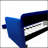 BLUE UPHOLSTERED TWIN SIZE DAYBED WITH TRUNDLE, VELVET FABRIC, NO BOX SPRING REQUIRED, COMFORTABLE AND SIMPLE DESIGN MODELS