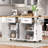 56.5'' Kitchen Island With Drop Leaf-361783162