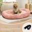 Lit pour chien Humain - Lit confortable géant pour adultes et animaux de compagnie de 67 po x 43 po x 8 po, base antidérapante et moelleuse, conception légère et lavable à la machine