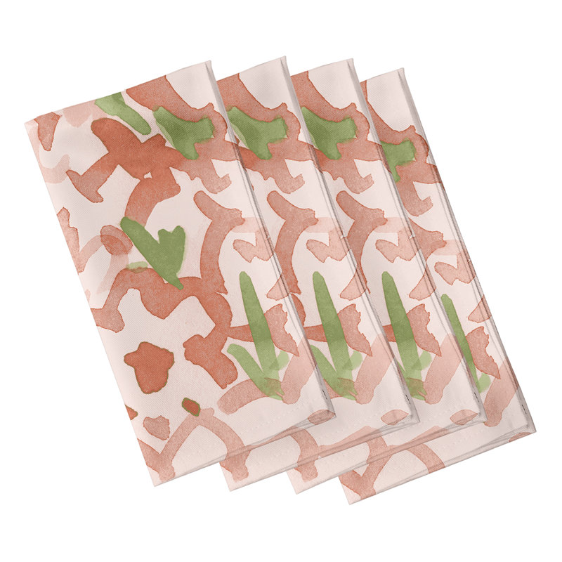 Ensemble de serviettes 4 pièces Gardenia, Pêche