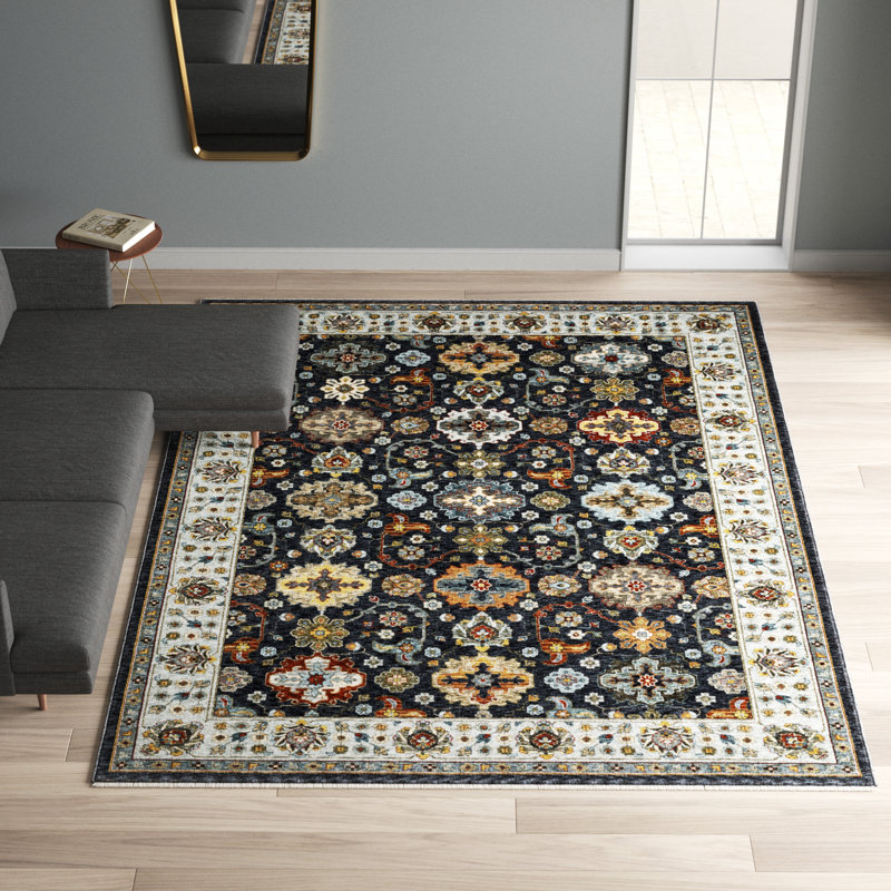 Hovis Oriental Indoor Rug, Rectangle 9'10" x 12'10"