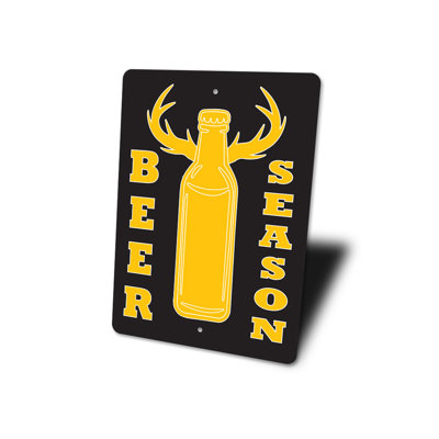 Beer Season Aluminum Sign
