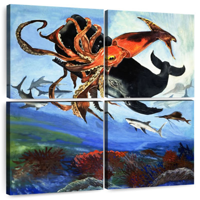 Brampt A Giant Squid Fights For Its Life