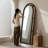 Half-Circle Solid Wood+Rattan Full Length Mirrors-841199043
