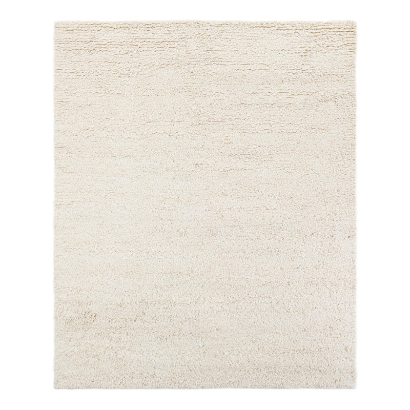 Yanaliz Hand Loomed Wool Indoor Rug, Rectangle 7'10" x 10'