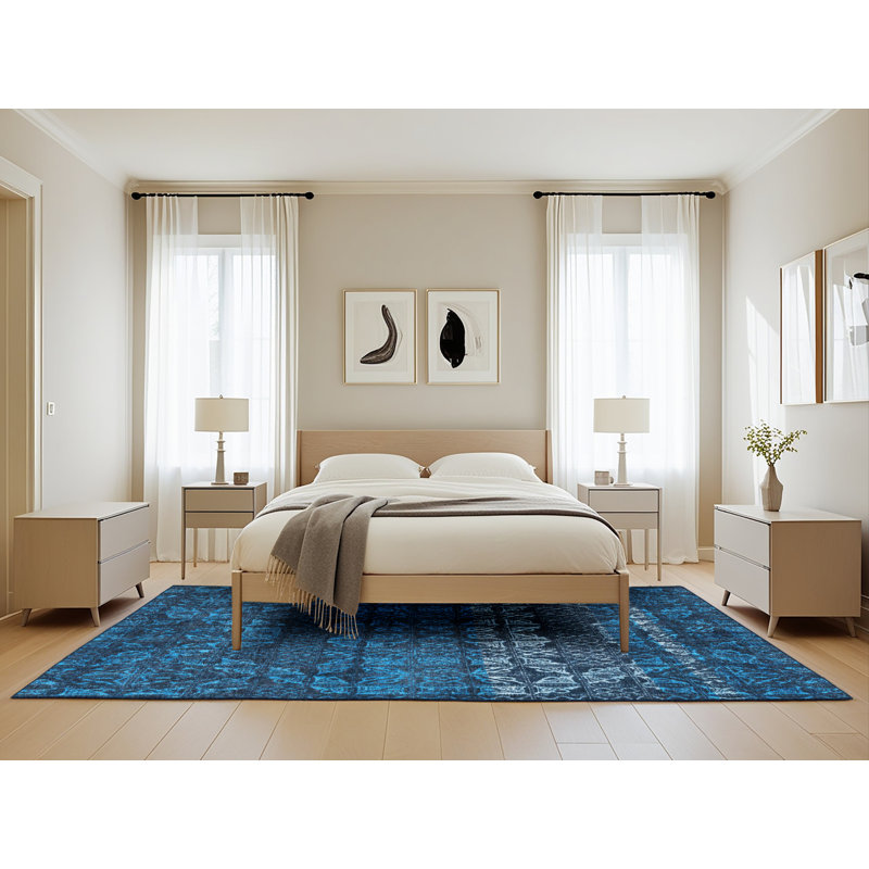 Abstract Indoor Rug, Rectangle 5' x 8'