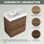 Meuble-lavabo autoportant de 30 po de style maison de campagne avec lavabo et armoire de rangement-1576104550