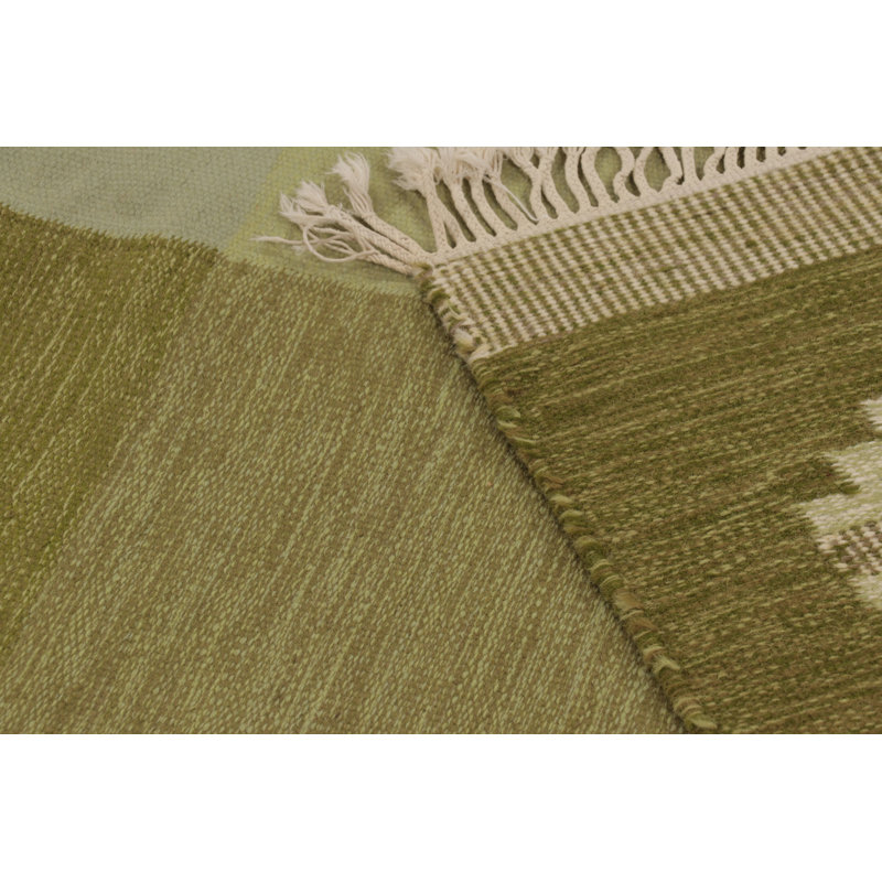 Cotton and Wool Area Rug