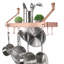 Handcrafted Gourmet Wall Mounted Pot Rack