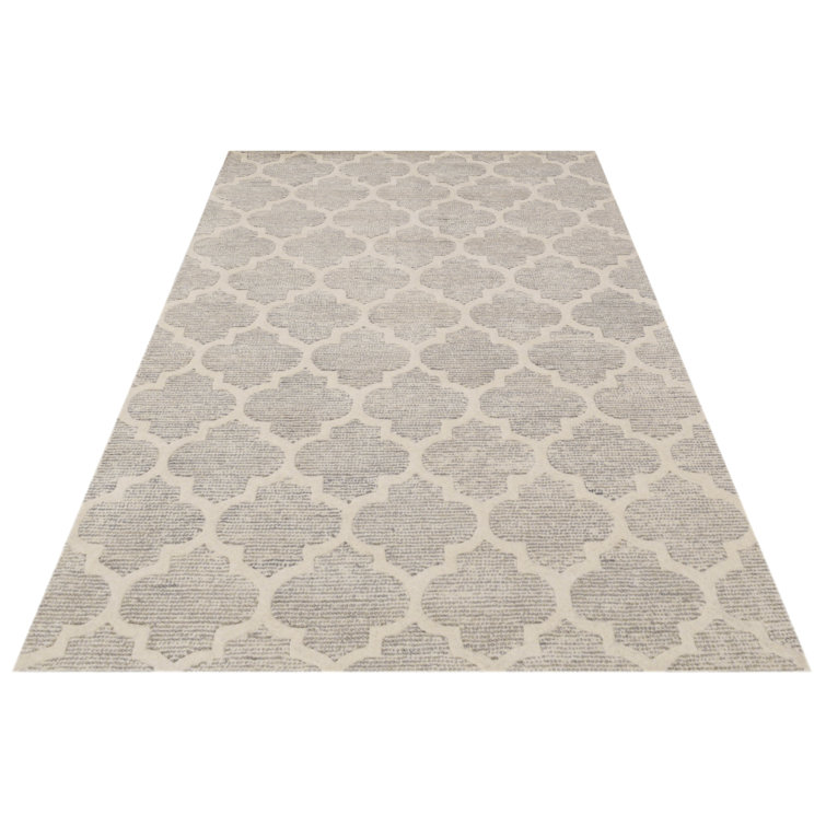 Geometric Wool Hand Woven Area Rug