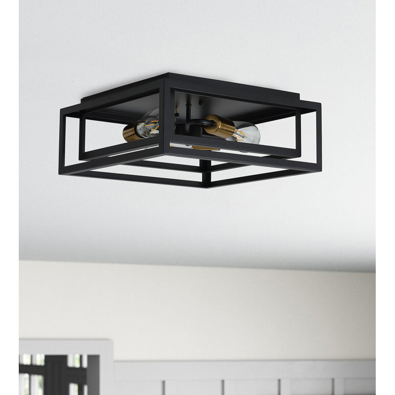Plafonnier semi-encastré 3 lumières 15,35 po Andrus