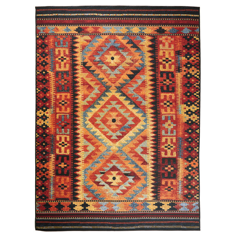 Ternan Power Loomed Indoor/Outdoor Rug, Multi, 2'x3'