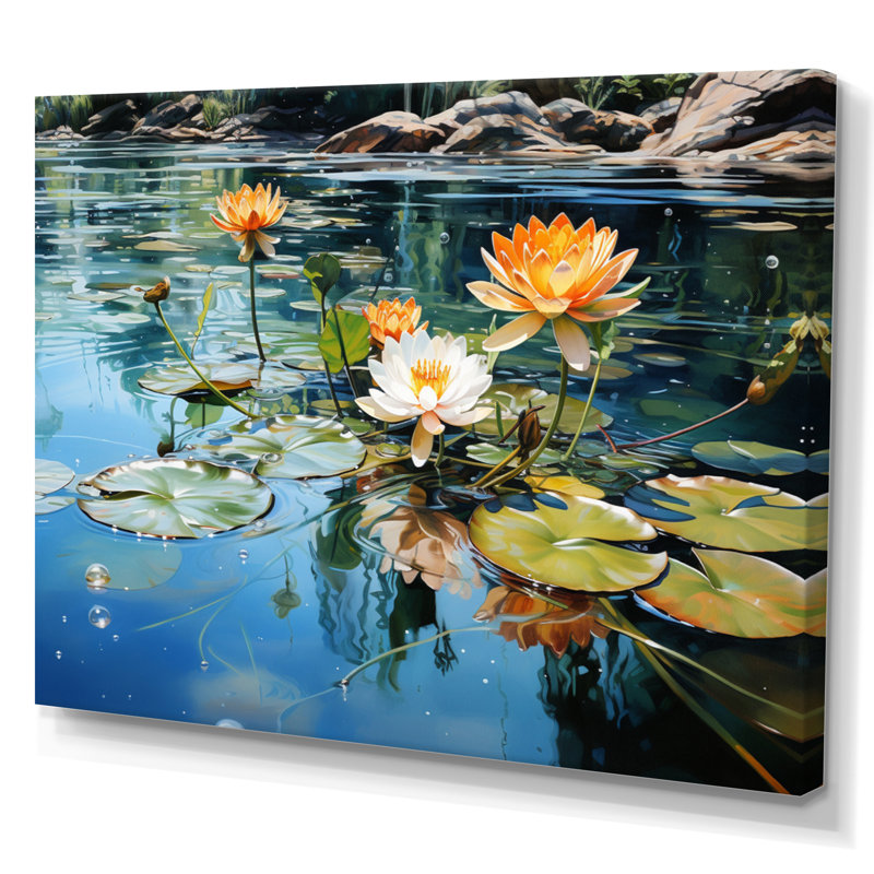 Canada Lakeside Tranquility III - impression, Toile tendue, H 34 po x l 44 po x P 1,5 po
