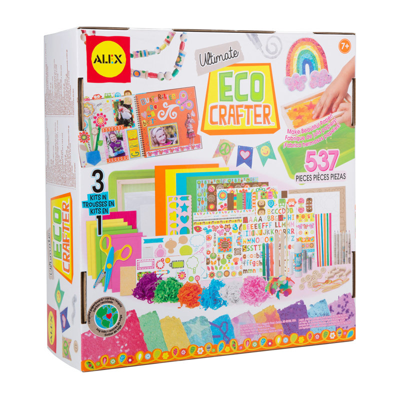 Ultimate Multicolor Eco Crafter Kit with Recycled Materials