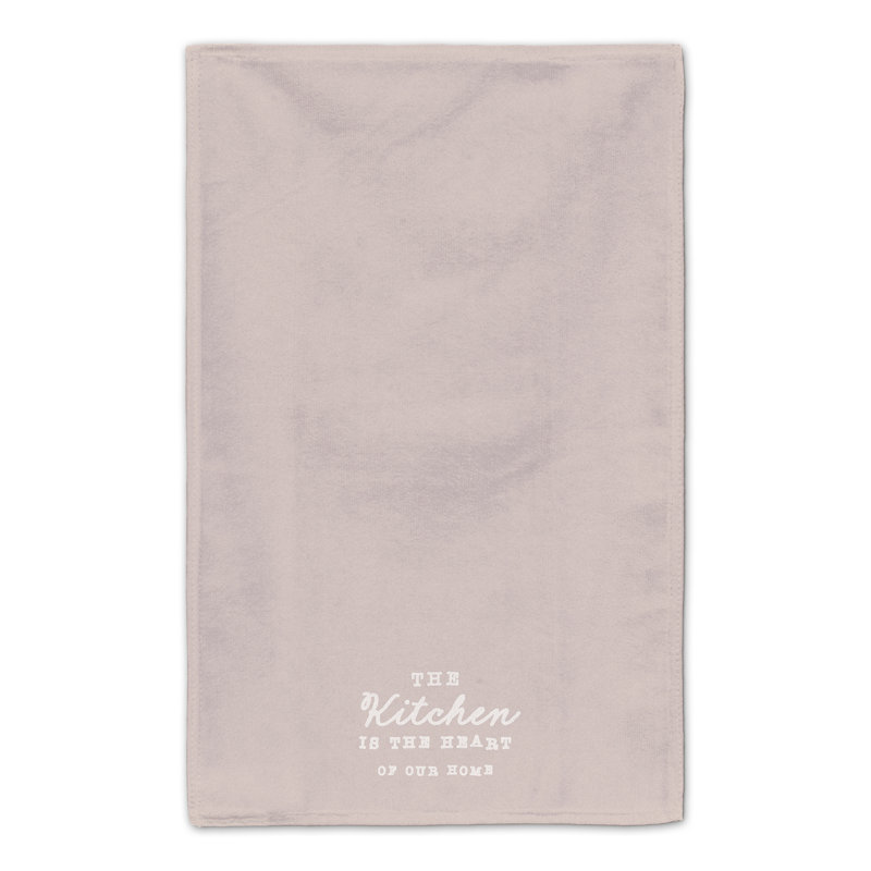 Cotton Floral Tea Towel Kitchen Towel, Pink
