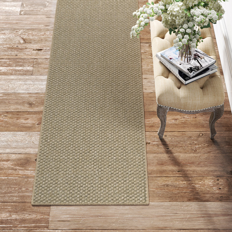 Tapis intérieur et extérieur en polypropylène tissé à la machine Kallas, Tapis de couloir 2 pi 3 po x 7 pi 6 po