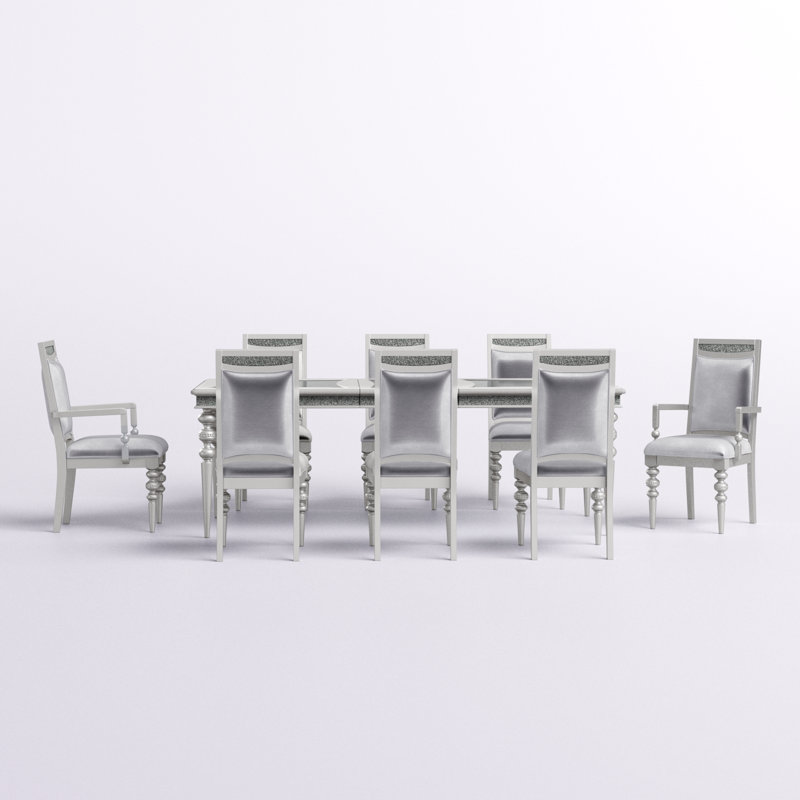 Otto 8 - Person Extendable Four Leg Dining Set