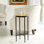 Modern History Glass End Table