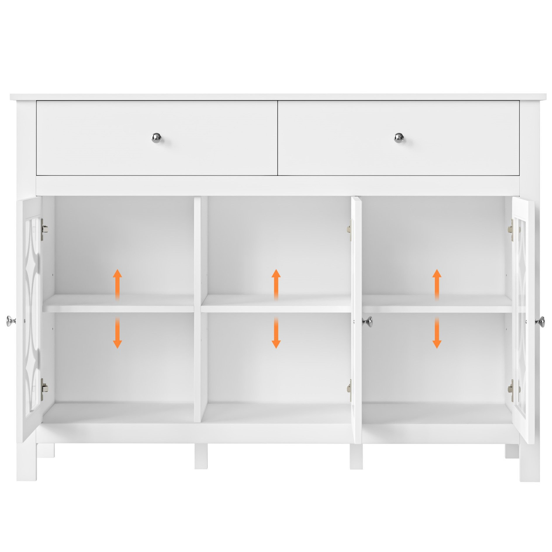 Lark Manor Arjanae 47.24'' Sideboard with Adjustable Shelves