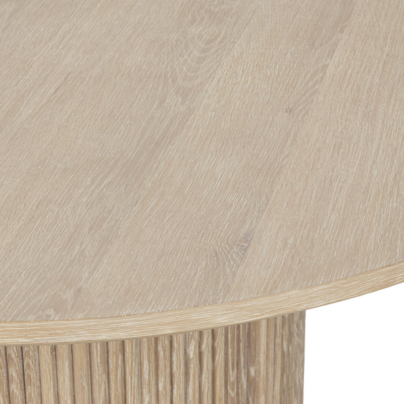 Vander Round Dining Table, Cream